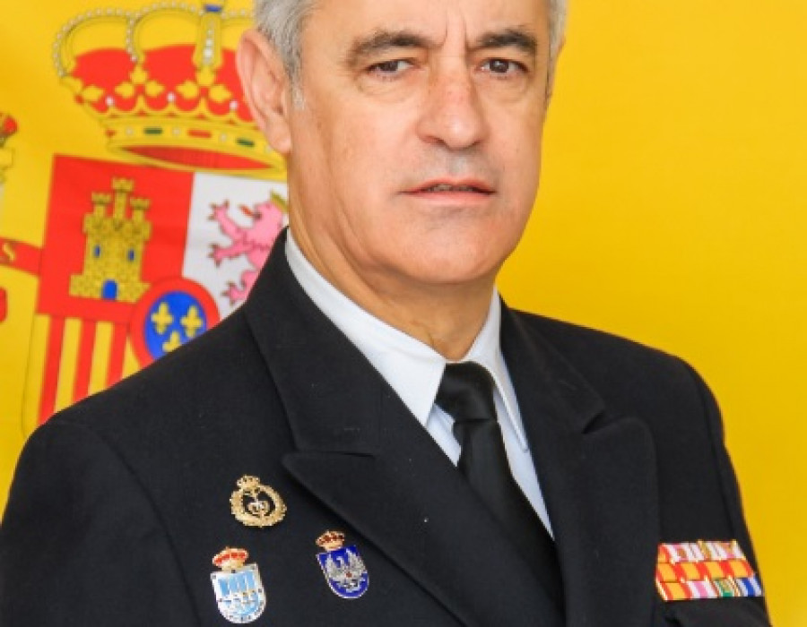 El contralmirante Antonio Piñeiro Sánchez. Foto: EMAD