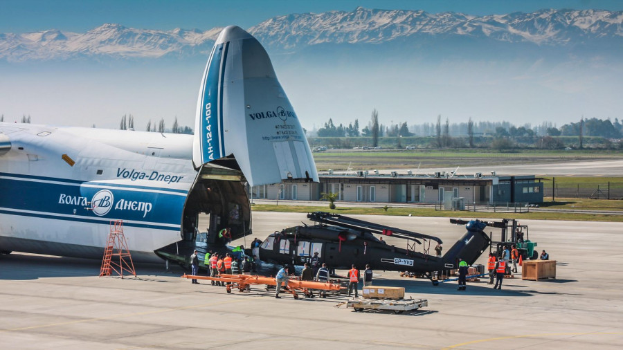 El MH-60M Black Hawk, una de las últimas adquisiciones de la FACh. Foto: Issan Valenzuela