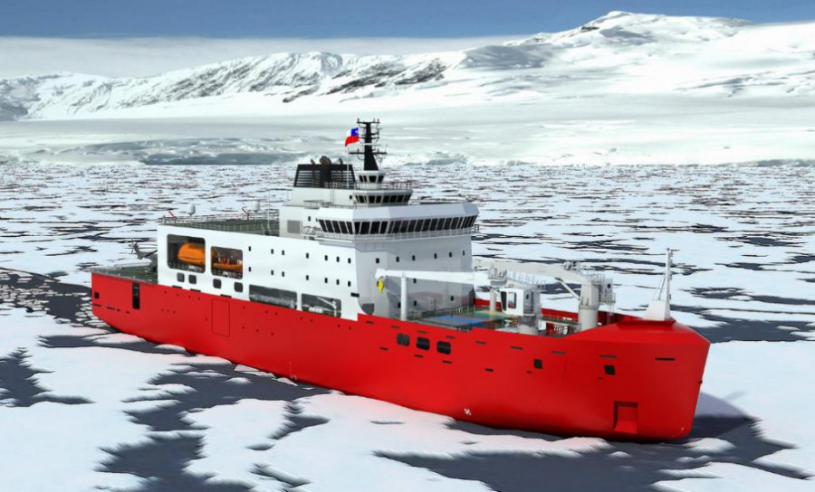 El rompehielos que construye Asmar para la Armada de Chile debera estar listo en 2022