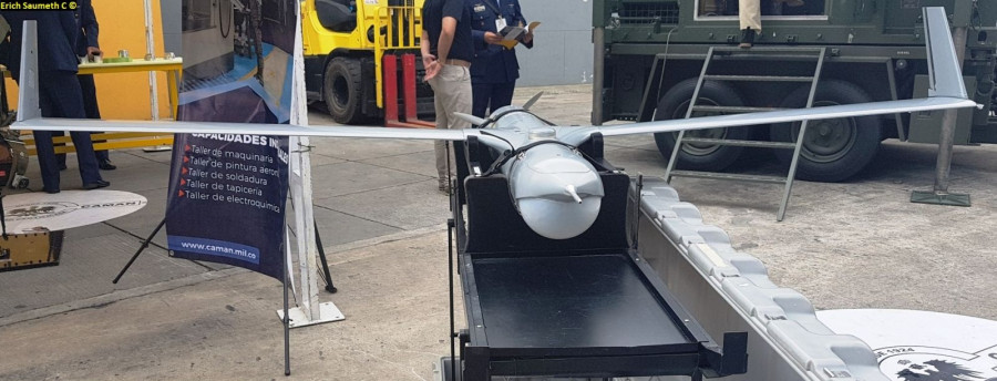 ScanEagle de la FAC. Foto Erich Saumeth C.