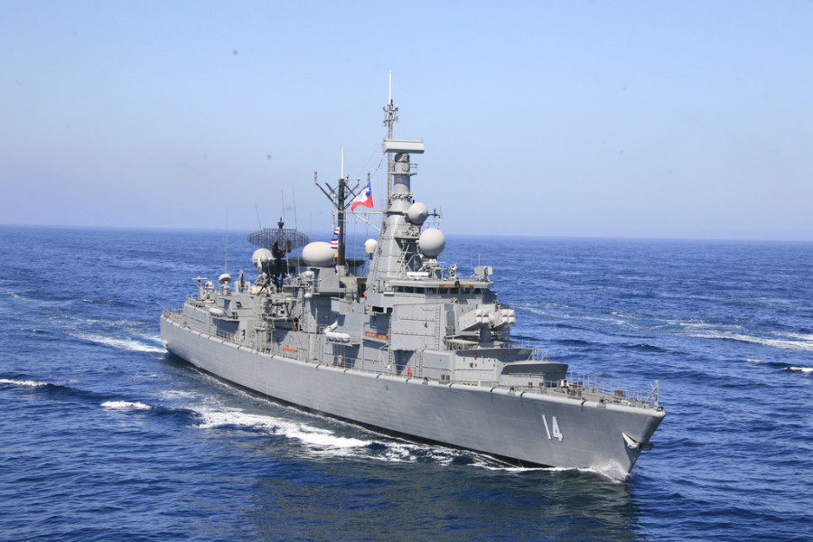 Fragata antiaérea clase L FFG-14 Almirante Latorre. Foto: Armada de Chile