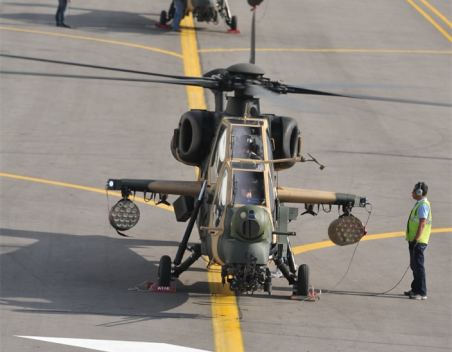 Helicóptero de Ataque T129 Atak. Foto: TAI