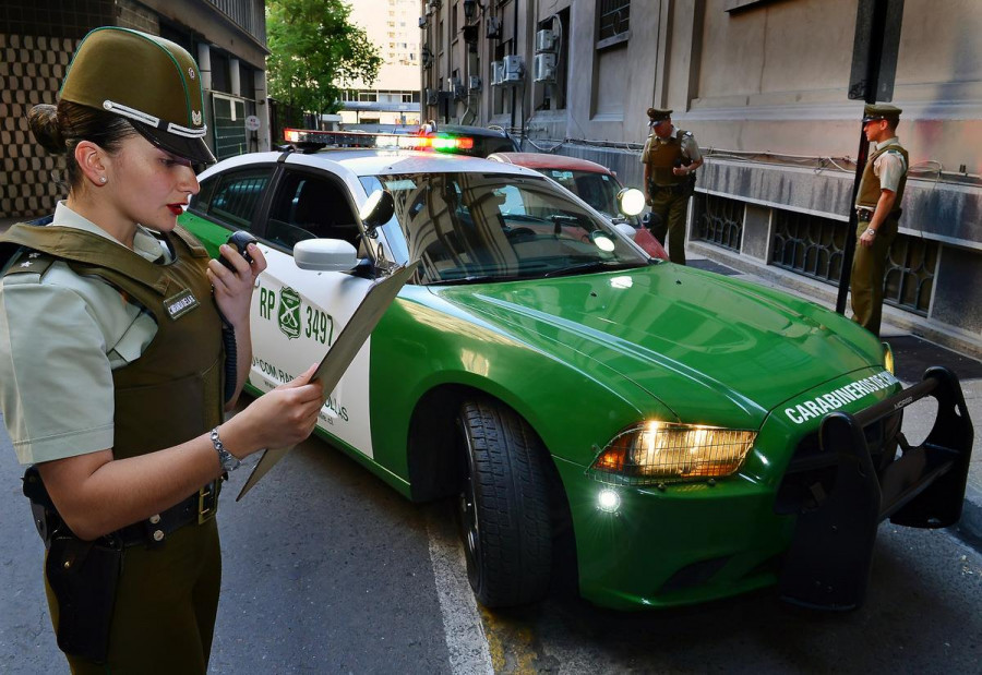 Radiopatrulla Dodge Charger Police. Foto: Carabineros de Chile