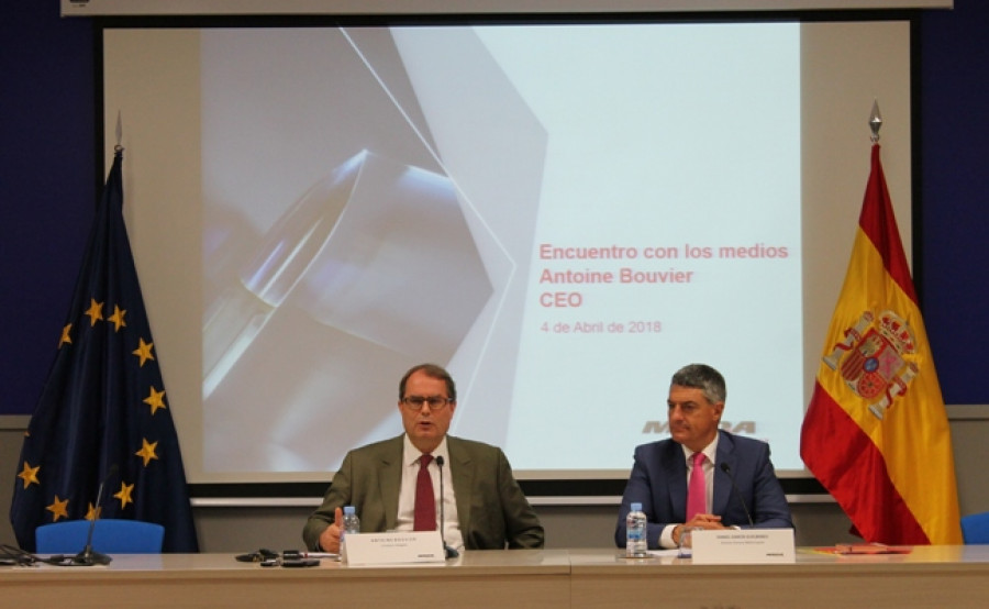 Presentación de la estrategia de MBDA en España. Foto: MBDA