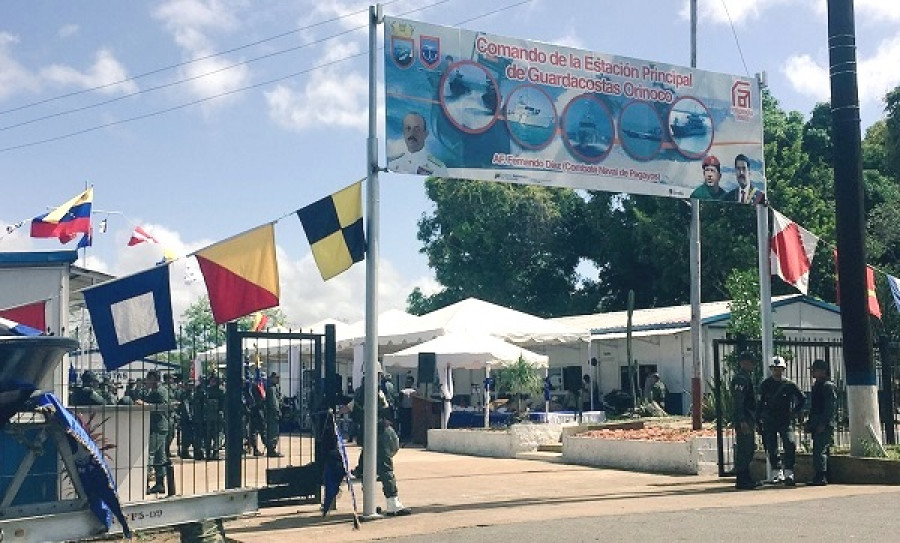 Vista de la Estación de Guardacostas recién inaugurada. Foto: Armada de Venezuela.
