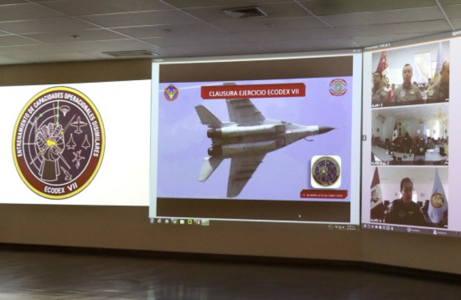 Clausura del ejercicio Ecodex VII´. Foto: Fuerza Aérea del Perú.
