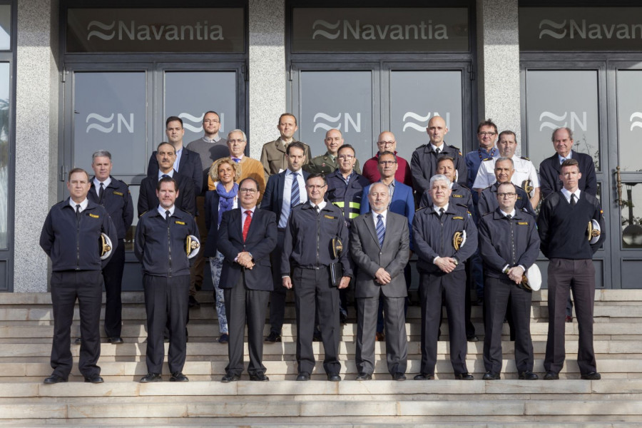 Reunión del acuerdo marco de sostenimiento de motores en Cartagena. Foto: Navantia
