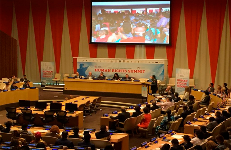 Cumbre Anual Internacional de Derechos Humanos. Foto Ejercol