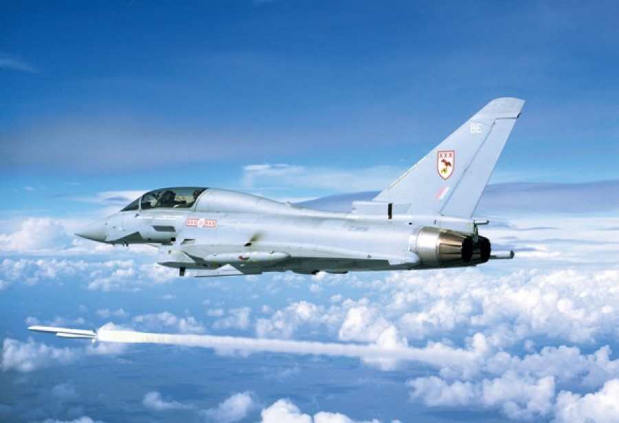 Lanzamiento de un misil Meteor. Foto: MBDA