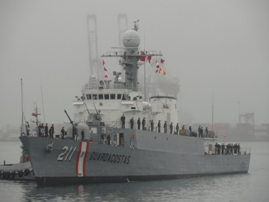 Incorporación del BAP Ferré en julio de 2016. Foto: Peter Watson
