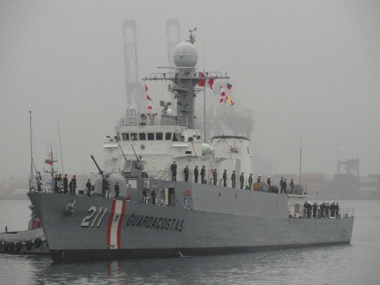 Incorporación del BAP Ferré en julio de 2016. Foto: Peter Watson