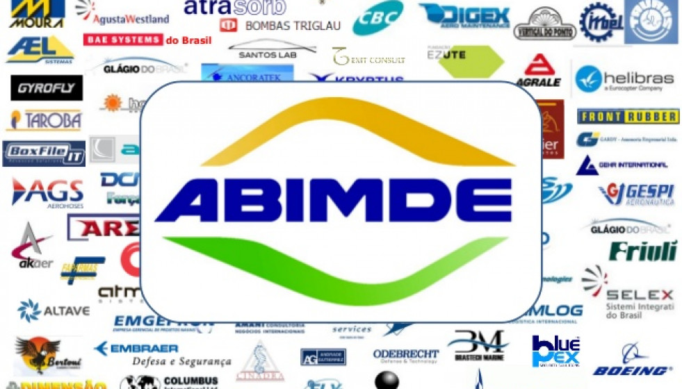 Empresas presentes en el pabellón Brasil durante la FIDAE 2018. Foto: Abimde.