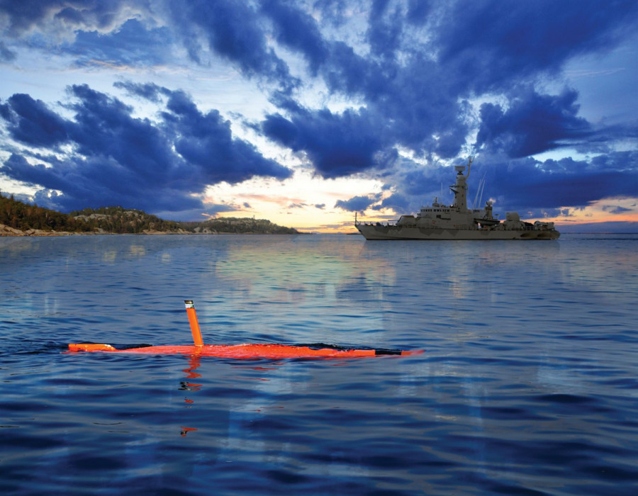Vehículo submarino AUV62-AT. Foto: Saab