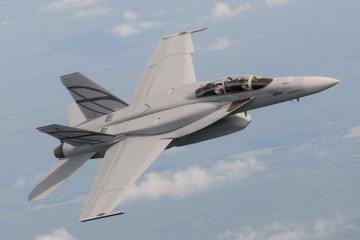 Avión de combate Super Hornet. Foto: Boeing