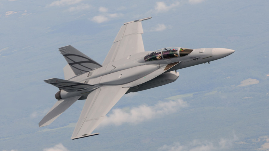 Avión de combate Super Hornet. Foto: Boeing