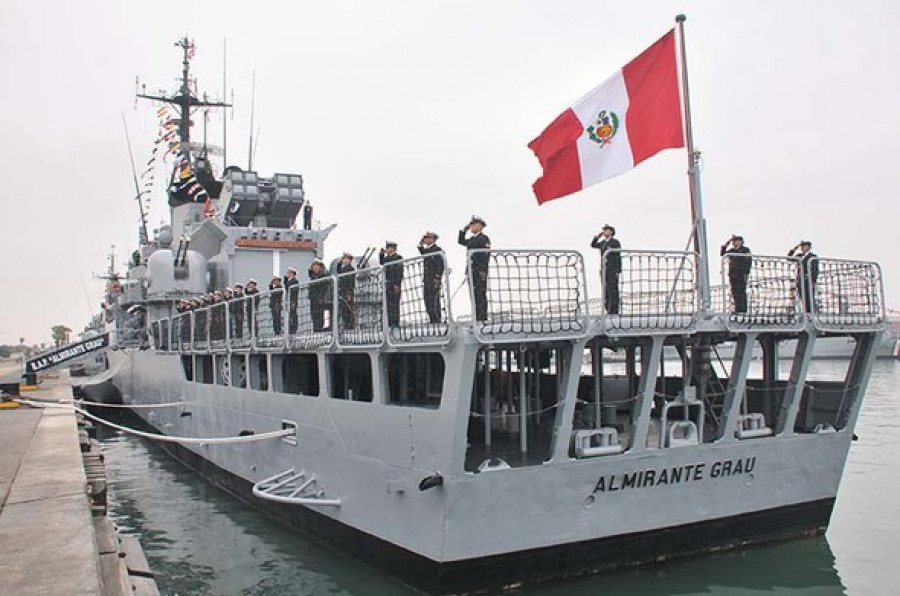 Popa del BAP Almirante Grau, buque insignia de la MGP desde finales de septiembre de 2017. Foto: Marina de Guerra del Perú