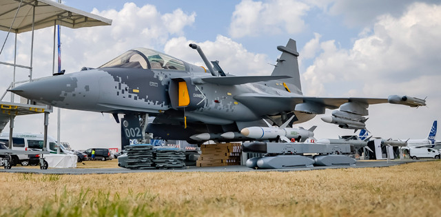 Gripen. Foto: Saab