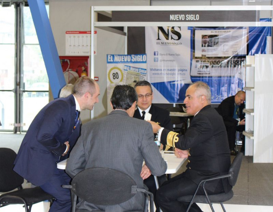 El almirante Amezquita, responsable del programa PES, en Navantia. Foto: N.G.P.