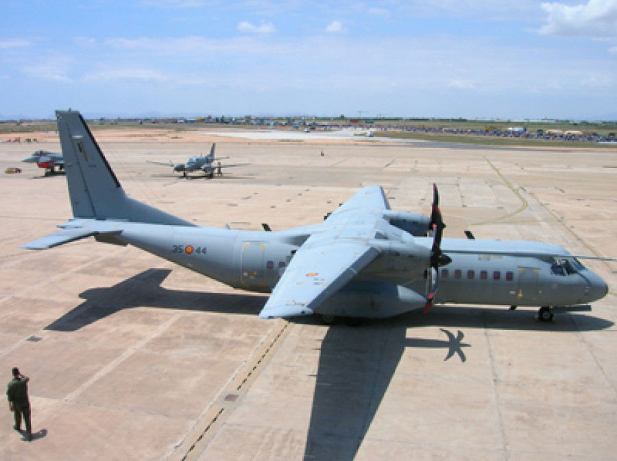 Imagen de archivo de un C295 del Ejército del Aire