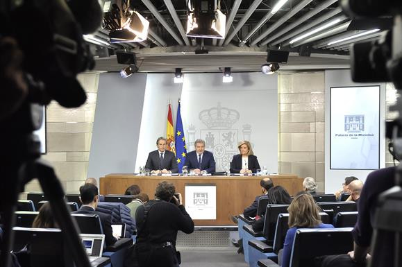 Consejo de Ministros 15 de diciembre de 2017. Fuente: La Moncloa