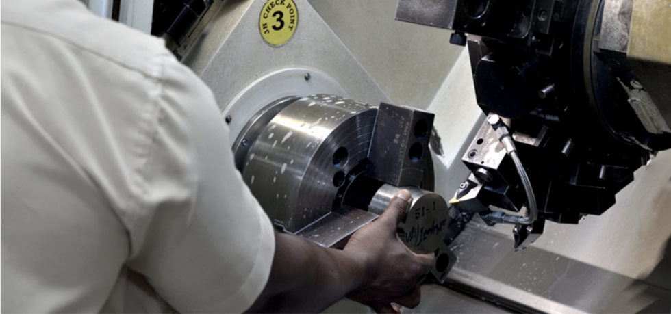 Sistema de corte empleado por Godrej Aerospace. Foto: Sandvik Coromant