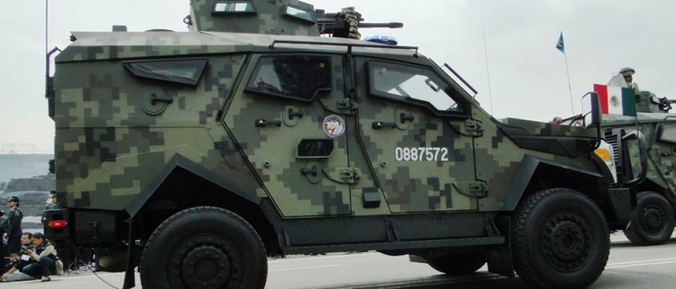 El vehículo táctico liviano de Oshkosh Defense TPV Sandcat. Foto JAQC.