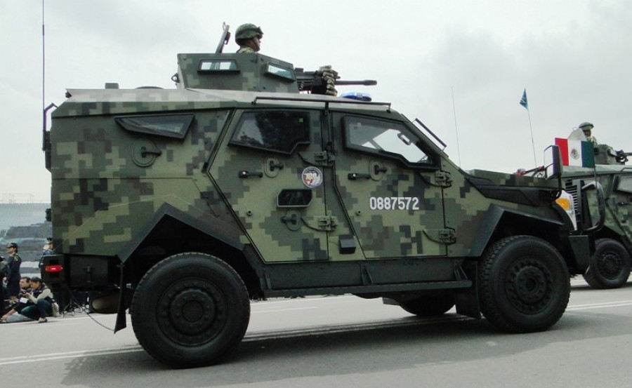 El vehículo táctico liviano de Oshkosh Defense TPV Sandcat. Foto JAQC.