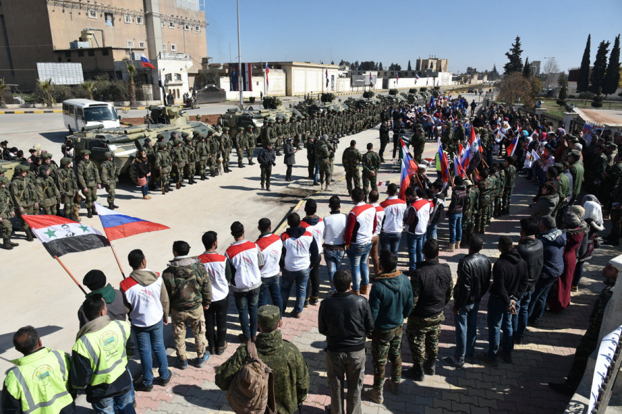 Tropas rusas en Siria. Foto: Ministerio de Defensa de Rusia