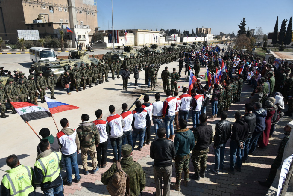 Tropas rusas en Siria. Foto: Ministerio de Defensa de Rusia