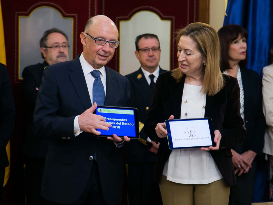 Montoro presenta los presupuestos en el Congreso. Foto: Congreso de los Diputados