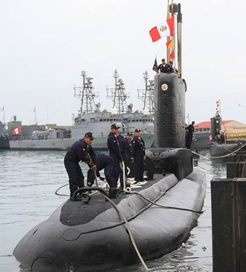 Zarpe del BAP Arica desde la base naval del Callao hacia Subdiex 2018´. Foto: Marina de Guerra del Perú