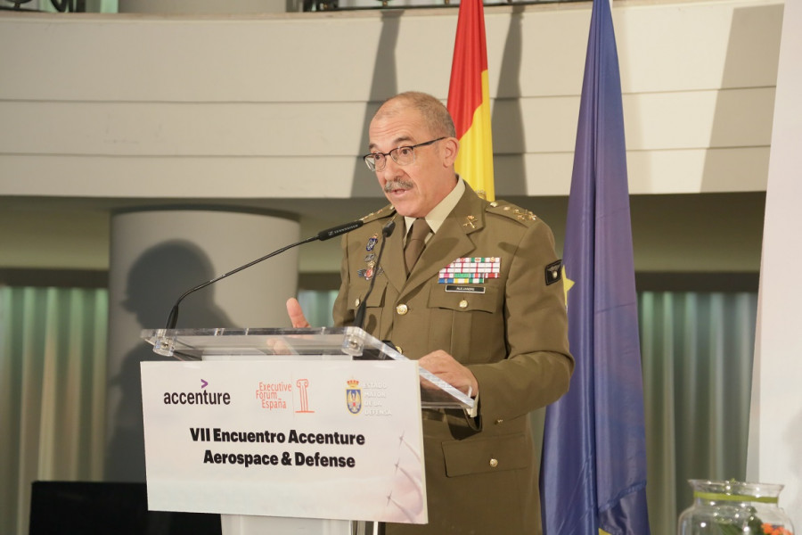 El Jemad durante su intervención este lunes en Madrid. Foto: Executive Forum