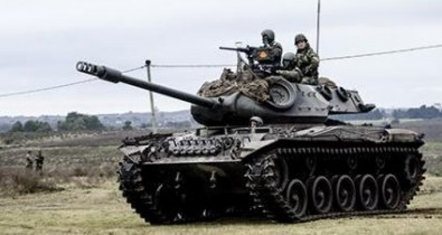 Una unidad de M41A1UR. Foto: Ejército de Uruguay.