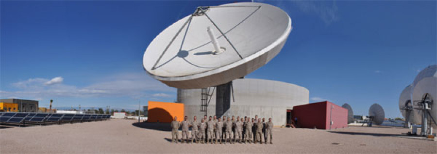 Instalaciones de la ONU en Valencia. Foto: Ejército de Tierra