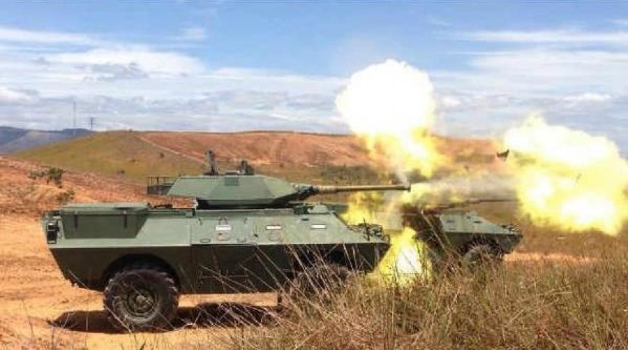 Vehículos blindados de combate Dragoon 300 LFV2 del 5102 Escuadrón de Caballería Motorizado. Foto: Ejército de Venezuela.