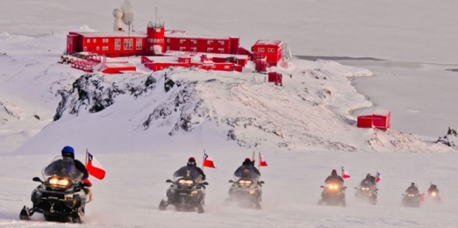 Base antártica Bernardo OHiggins Riquelme del Ejército de Chile. Foto: Ejército de Chile.