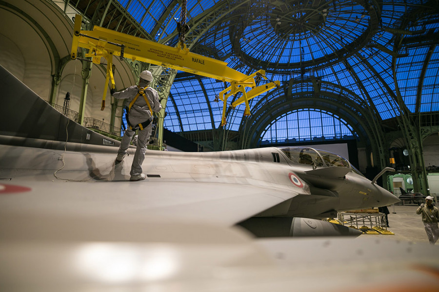 Avión de combate Rafale de la Fuerza Aérea francesa. Foto: Dassault Aviation