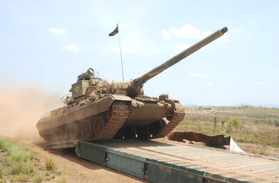 Tanque mediano AMX-30V. Foto: Ejército de Venezuela.