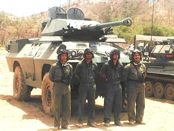 Vehículo blindado de combate 4x4 Dragoon 300 LFV2. Foto: Ejército de Venezuela.