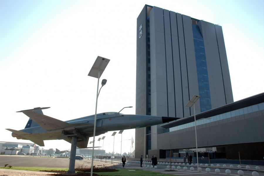 Edificio Comodoro Arturo Merino Benítez, cuartel general de la FACh. Foto: Ministerio de Defensa.