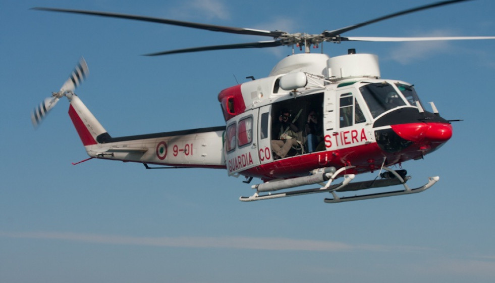 Agusta Bell 412 de la Guardia Costiera Foto: Guardia Costiera italiana