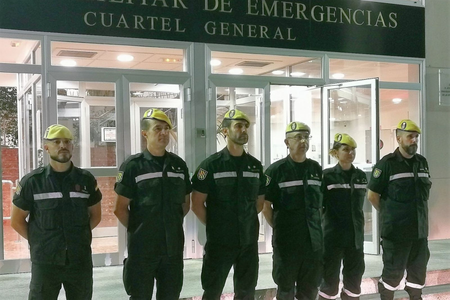 Componentes del Núcleo de Enlace del contigente. Foto: Emad