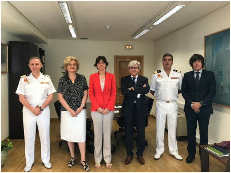 Asistentes a la firma del convenio entre Bess y la UCM. Foto: UCM