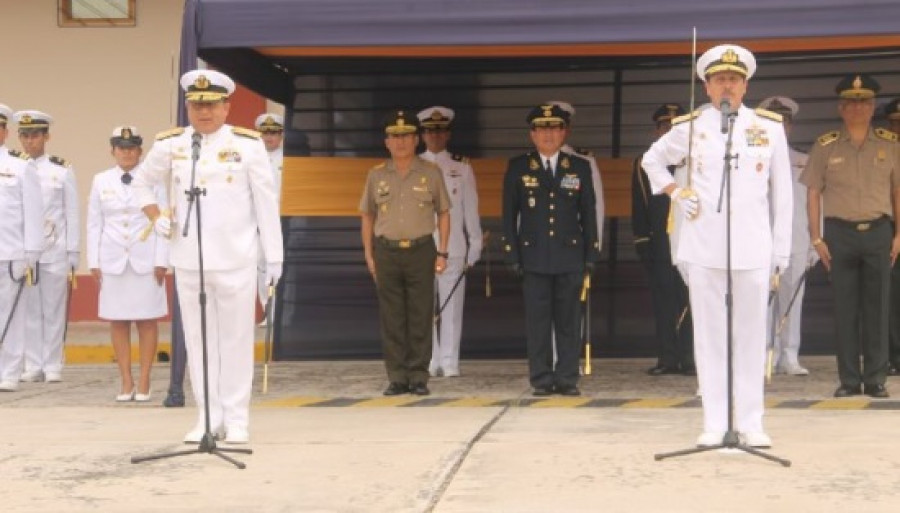 Ceremonia de posesión de cargo del nuevo comandante del Comando Operacional de la Amazonía. Foto: Comando Conjunto de las FFAA del Perú.