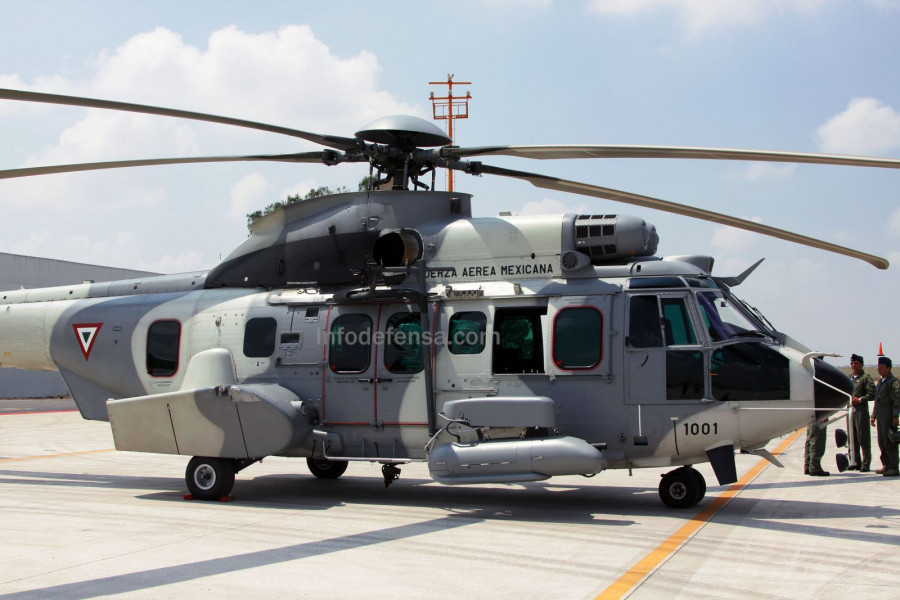 Primer H225M Cougar entregado a la Fuerza Aérea Mexicana, en 2011. Foto M. GarcíaInfodefensa.