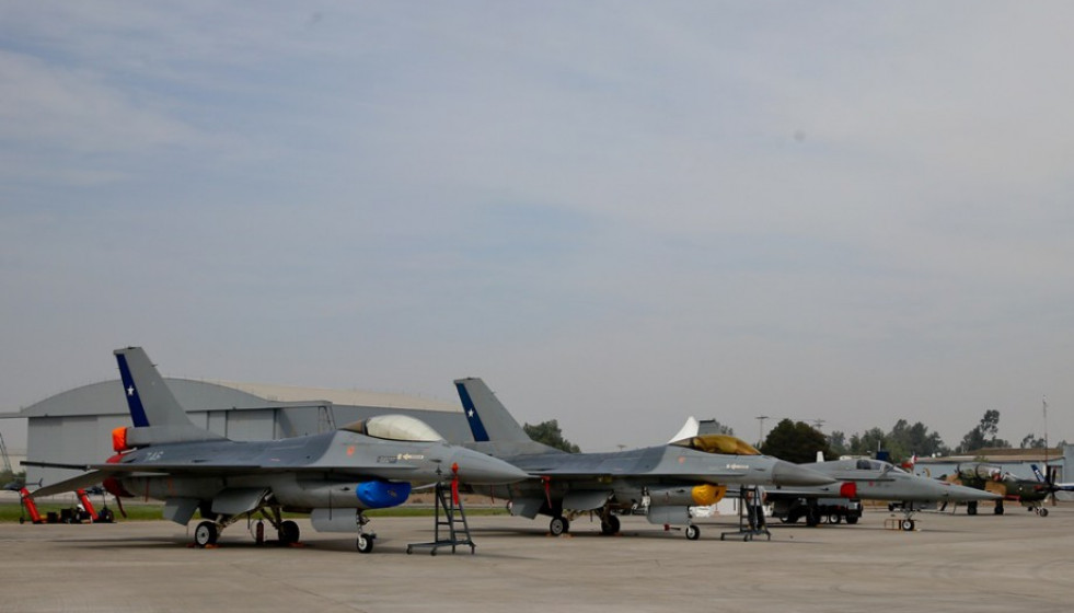 La FACh exhibirá la mayoría de sus aviones de combate. Foto: Agencia Uno