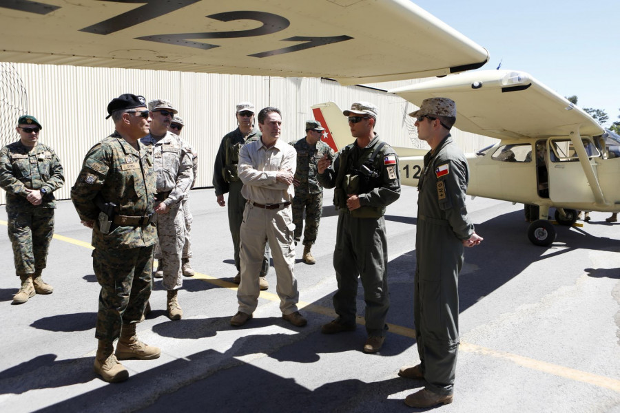 Brigada de Aviación del Ejército BAVE. Foto: Ministerio de Defensa