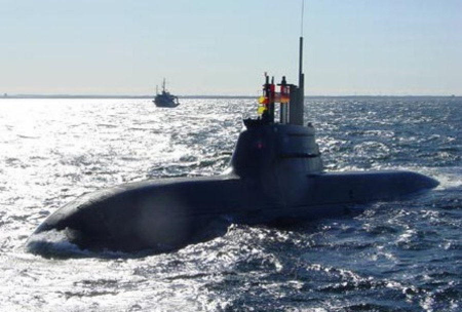 Submarino alemán del tipo 212A. Foto: US Naval Institute