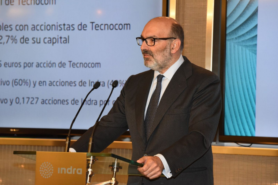Presidente de Indra, Fernando Abril-Martorell. Foto: Indra