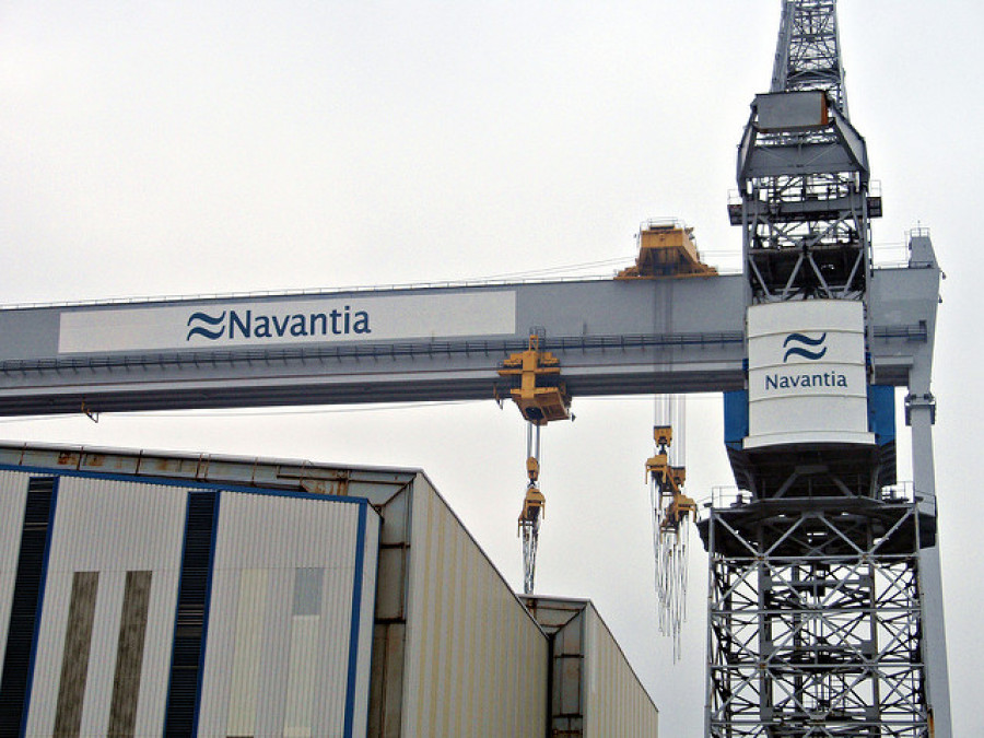 Instalaciones de Navantia en Fene. Foto: Navantia